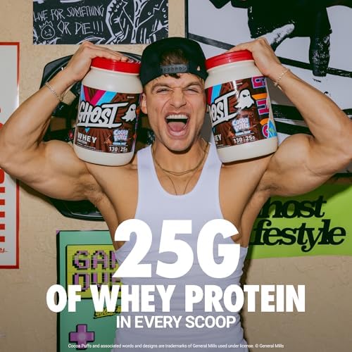 GHOST Whey Protein Powder, Cocoa Puffs Cereal Milk - 25G Protein - Image 3