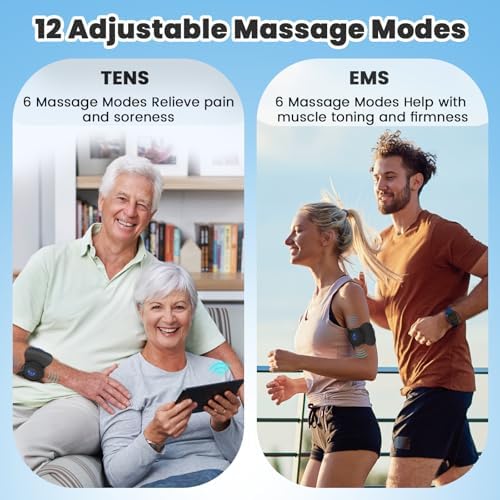 MASTOGO 12 Modes Wireless TENS Unit Muscle Stimulator for Pain Relief - Image 4