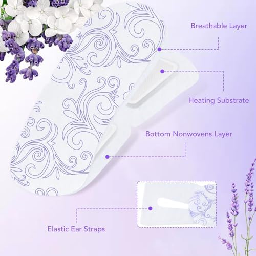 XPCARE 72 Pack Steam Eye Mask Disposable for Dry Eyes Cornea Care-Lavender - Image 3