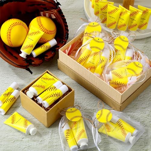 144 Pcs Softball Lip Balm Hand Cream Party Favor Gifts - Image 4