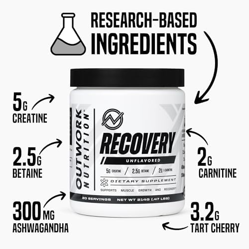 Outwork Nutrition Post Workout Recovery Powder (Unflavored) - Image 3