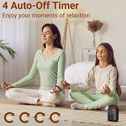 ColourNoise Portable Rechargeable White Noise Machine Mini Small Travel Sound Healing Machine with 30 Soothing Sounds 36 Adjustable Volume Night Light 4 Timer Functions Suitable for Baby Kids Adult - Image 4