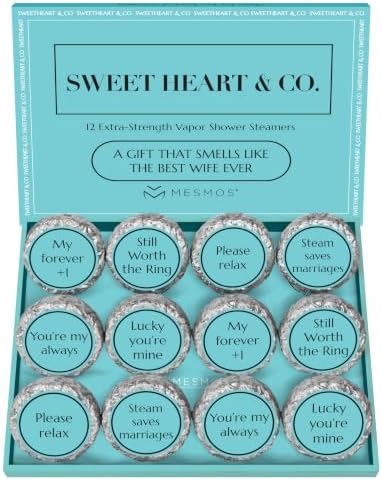 Shower Steamers Aromatherapy 12 Pack, Gifts for Wife, Self Care for Her, Anniversary Present for Women and Birthday Gifts for Wife by MesmorizingMemoriesMoments