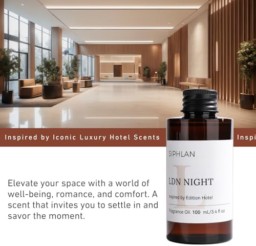 LDN Night Hotel Collection Diffuser Oil – 100mL Luxury Aromatherapy Essential Oil for Diffusers & Waterless Diffusers – Premium Fragrance for Home & Office - Image 6
