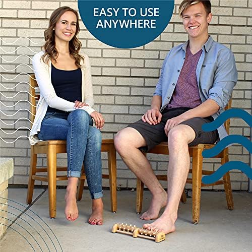 TheraFlow Foot Massager for Plantar Fasciitis Relief - Reflexology Foot Massager for Neuropathy and Foot Pain | Feet Massager for Pain Relief and Circulation - Plantar Fasciitis Roller - Image 7