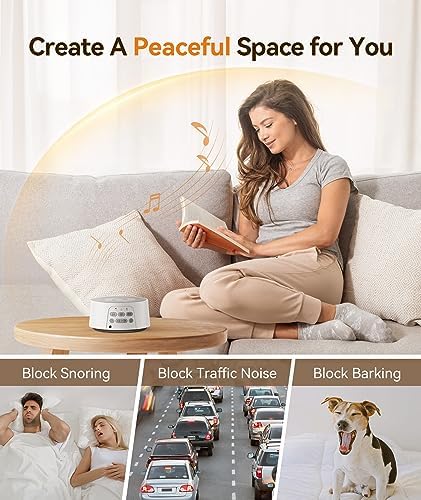 Dreamegg White Noise Machine, Sound Machine for Sleeping Baby, Kids, Adult - Image 6