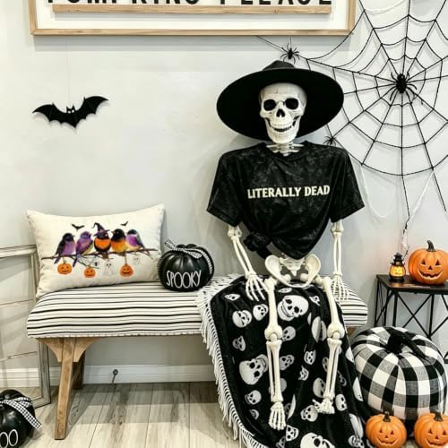 RABUSOFA Halloween Pillow Covers 12x20 Inch Halloween Decorations for Home - Image 5