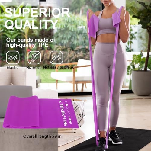 Resistance Bands for Working Out, Physical Therapy, Exercise, Pilates, Yoga - Image 4