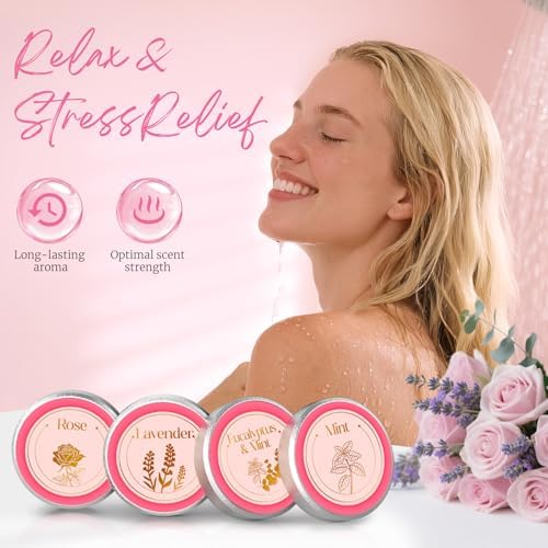 Shower Steamers Aromatherapy, Birthday Pink Gift for Women Grandma Mom Wife - Image 5