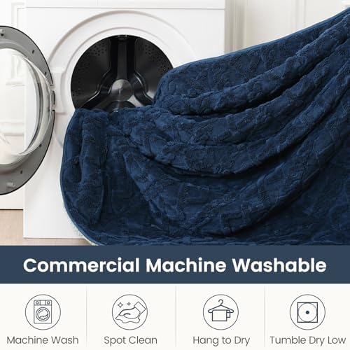 Sherpa Fleece Weighted Blanket for Adults, Dual Sided Soft, 60"x80" 20lbs - Image 7