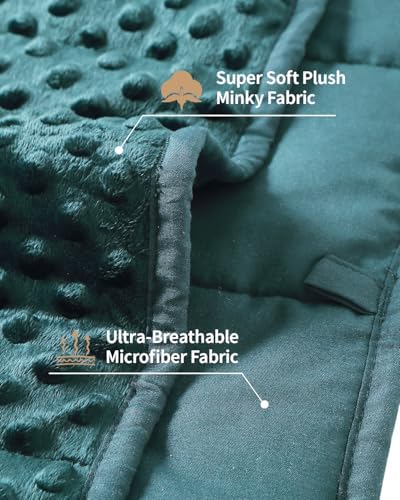 Mr. Sandman Weighted Blanket for Adults, Queen Size 15 lbs, 60 x 80 Inches - Image 2
