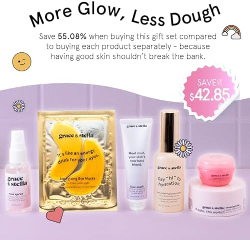 grace & stella Award Winning Skin Care Set - Gift Set for Women - Image 2