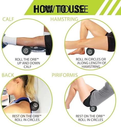 Pro-Tec Athletics Orb Massage Balls, Vary in Size and Color, Deep Tissue Massage, Muscle Relief, Promotes Flexibility, Hamstring, Quadriceps, Calf, Multi-Directional Massage Ball, Working Out - Image 5