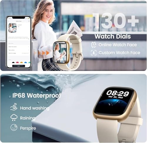 Smart Watch with Alexa Built-in, 1.83" HD Bluetooth Calling Fitness Tracker - Image 6