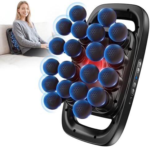 20-Head Massage Gun Deep Tissue Percussion Massager with 3 Modes by MARUVI