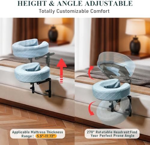 Massage Headrest for Bed, Face Down Massage Pillow & Face Cradle - Image 5