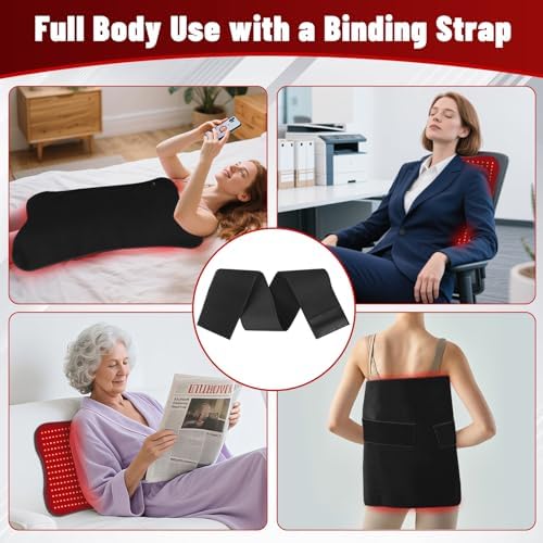 Red Light Therapy for Body, Eligible Red Light Therapy Pad, Dual Chip Grade (660nm & 850nm) Light Therapy Mat with Timer Remote Control, 31.5''×24'' - Image 6