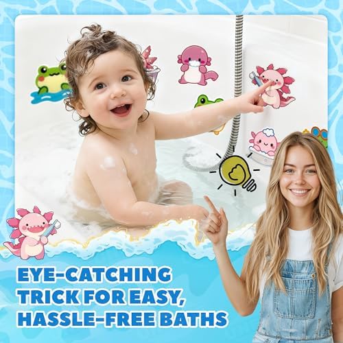 UNEEDE Kids Bathtub Mat Non Slip with 17PCS Bathtub Stickers for Toddlers - Image 4