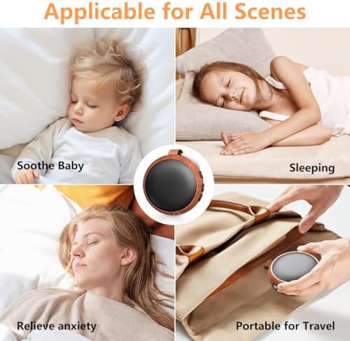 Mini White Noise Machine Sound Machine Portable with 32 Volume Levels 30 Soothing Sounds Sleep Soother Rechargeable Travel Sound Therapy Brown Noise Sleep Machine for Baby Kid Adult - Image 6