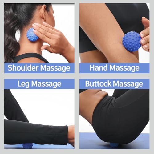 NGT new guide steps Fascia Ball, Suitable for Relaxing Muscles, Restoring Fascia, and Improving Body Condition for All Parts of the Body. (Blue) - Image 2