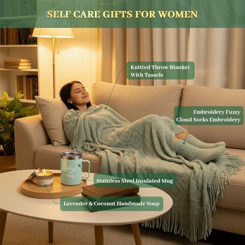 Get Well Soon Gift Basket for Women Self Care Spa Gift Set After Surgery - Image 6
