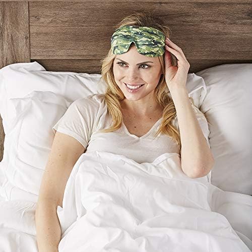 Bucky 40 Blinks No Pressure Printed Eye Mask for Travel & Sleep, Camo, One Size - Image 4