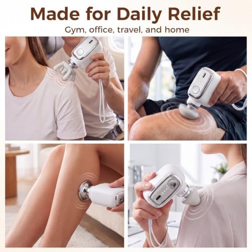 Mini Massage Gun, Pocket Percussion Massager with 3 Speeds - Image 7