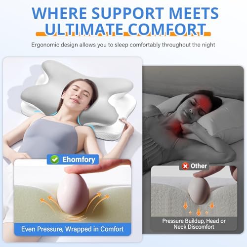 Cervical Neck Pillow, Ergonomic Pillow for Neck Pain Relief - Image 6