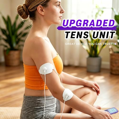 3-in-1 TENS Unit Muscle Stimulator 60 Modes Machine Dual Channel Rechargeable EMS Unit Massager with 10 Pads Electronic Massager for Pain Relief, Back, Sciatica, Neck, Shoulder, Hip, Elbow, Muscle - Image 5