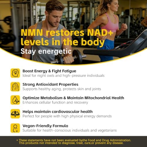 NMN Supplement 1000mg, Resveratrol, CoQ10, Glutathione, Curcumin & Saffron - Image 5