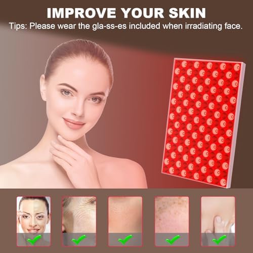 Red Light Therapy Lamp, Red Light Therapy for Body, Infrared Light Therapy Panel for Face with Stand, 660nm Red and 850nm Near Infrared LED Red Light Therapy Device at Home for Face and Body (2 Pack) - Image 2