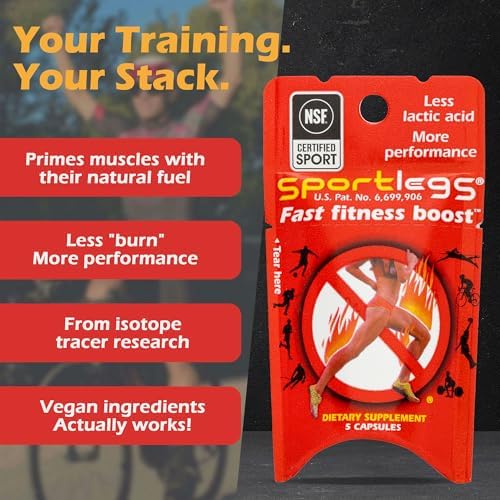 SPORTLEGS Lactate Fuel Pre-Workout Training Aid, 5 Count (Pack of 3) - Image 2