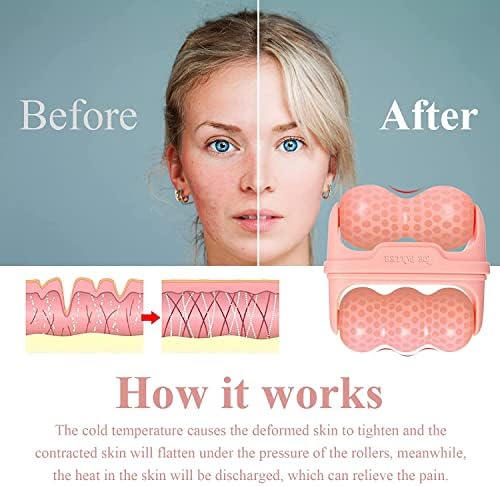 2 in 1 Cool Ice Roller for Face and Eye Facial Roller Personal Skin Care Tool with Carry Case to Reduce Puffiness and Relief Migraine, Pain. Women Mother Gift - Image 6