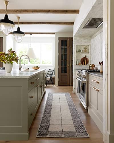 Loloi Chris Loves Julia Francis Cream/Black 7'-9" x 9'-9" Area Rug - Image 4