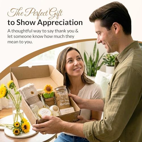 Thank You Gift Box for Women – Self Care Spa Set for Coworkers, Teachers, Nurses & Friends, Appreciation Care Package for Birthdays & Thinking of You Gift Box Set - Image 5