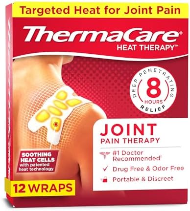 ThermaCare Portable Heating Pads, 12 Count (3 Packs of 4) by ThermaCare