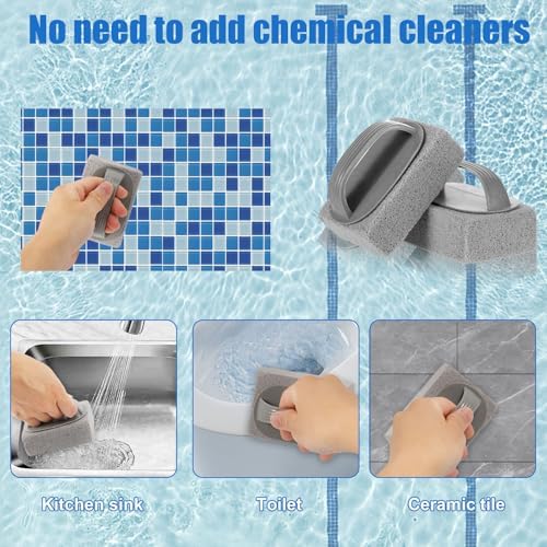 4Pcs Pumice Stone for Cleaning with Handheld, Pools Pumice Stone - Image 5