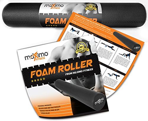 Maximo Fitness Foam Roller - High Density Exercise Roller for Trigger Point Self Massage, Muscle and Back Roller for Fitness, Physical Therapy, Yoga and Pilates, Gym Equipment - Image 3