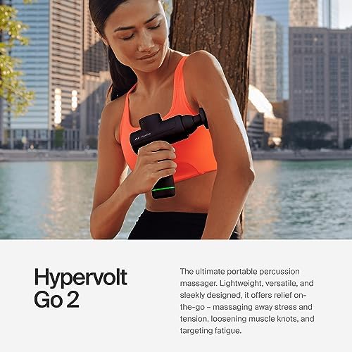 Hyperice Hypervolt Go 2 Handheld Percussion Massage Gun Deep Muscle Tissue - Image 2