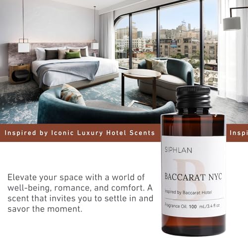 Baccarat Hotel Collection Diffuser Oil – 100mL Luxury Aromatherapy Essential Oil for Diffusers & Waterless Diffusers – Premium Fragrance for Home & Office - Image 6