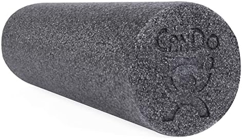 CanDo Plus Round Gray Exercise Fitness Foam Rollers for Muscle Restoration, Massage Therapy, Sport Recovery and Physical Therapy 6" x 18" - Image 2
