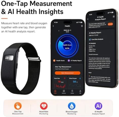 Smart Bracelet for Men & Women, 24/7 Health & Activity Fitness Tracker - Image 7