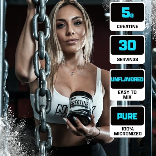 Nutrex Research Creatine Monohydrate Powder 30 Servings | Unflavored 5G Micronized Creatine Powder | Gluten Free - Image 4