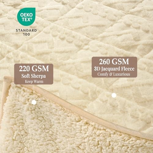 Topblan Weighted Blanket Twin Size 15lbs, 48 x 72 for Adults in Bed - Image 3