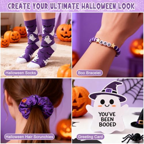 Purple Boo Basket Ideas, Halloween Boo Basket Stuffers for Women Teen Girls - Image 6