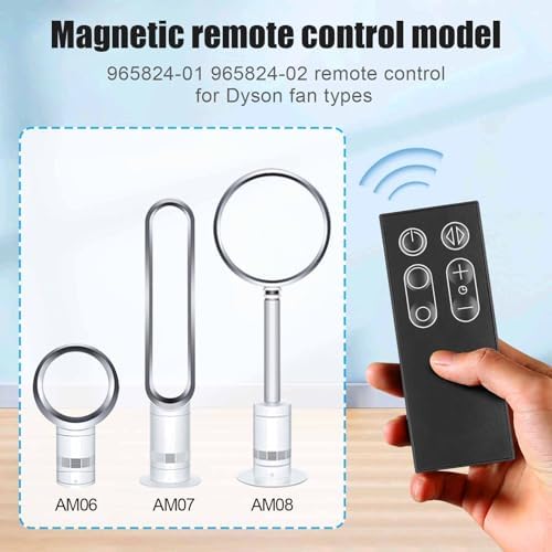 965824-01 965824-02 Replacement Remote Control for Dyson Fan Models AM06 AM07 AM08 with Magnetic - Image 2