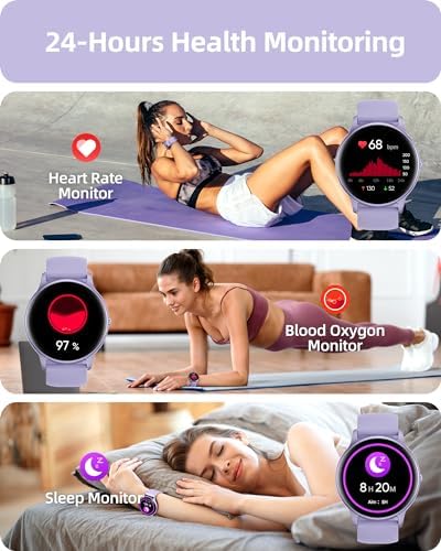 Parsonver Smart Watch(Answer/Make Calls), Fitness Tracker for Women Men - Image 3
