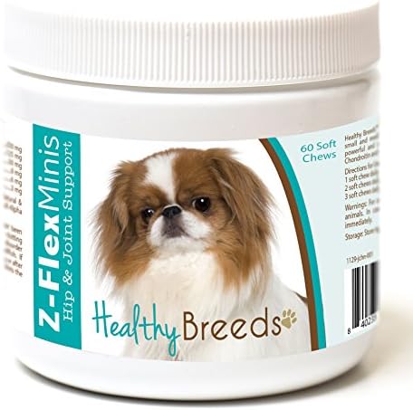 Healthy Breeds Japanese Chin Z-Flex Minis Hip and Joint Support Soft Chews 60 Count by HealthyBreeds