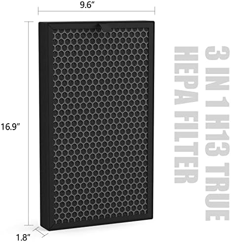2 Pack KJ350G Replacement Filter Compatible with TOSOT Air Purifier, H13 True HEPA High-Efficiency Activated Carbon Filter, - Image 4