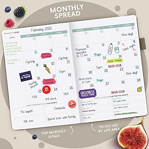 Clever Fox Wellness Planner & Food Journal for Weight Loss, A5 Pearl - Image 5